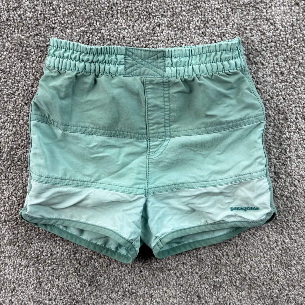 Patagonia Baby Board Shorts Kids 2T Teal Nylon Outdoor Casual 60310